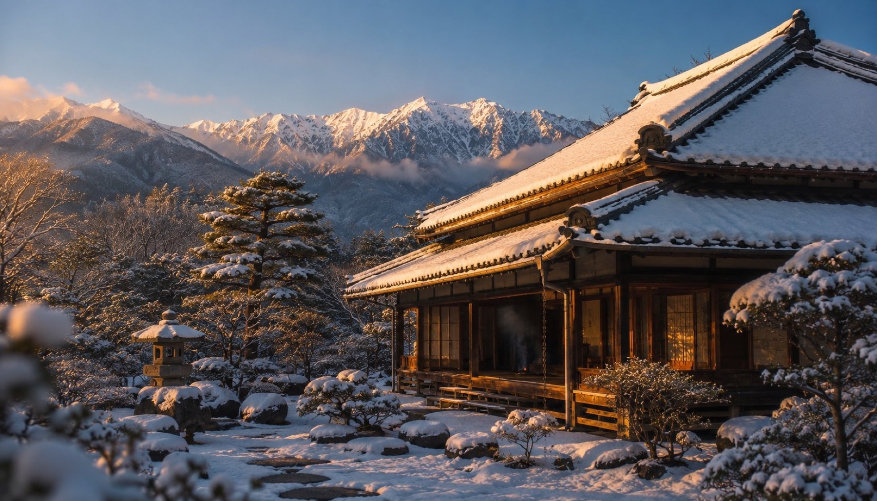 外観・冬景色